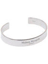 Logo Cuff Bracelet Silver - MAISON MARGIELA - BALAAN 3