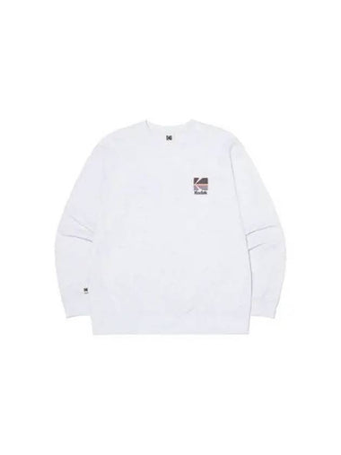 KODAK Apparel rainbow logo sweatshirt white MELANGE K4123LFS14WMG - KODO - BALAAN 1