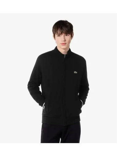 Men s High Neck Zip Up Sweater Black - LACOSTE - BALAAN 1