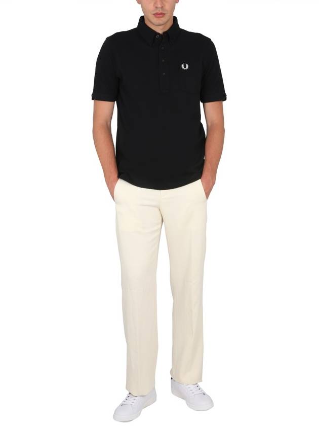 Polo Shirt FP M5604 102 BLACK - FRED PERRY - BALAAN 3