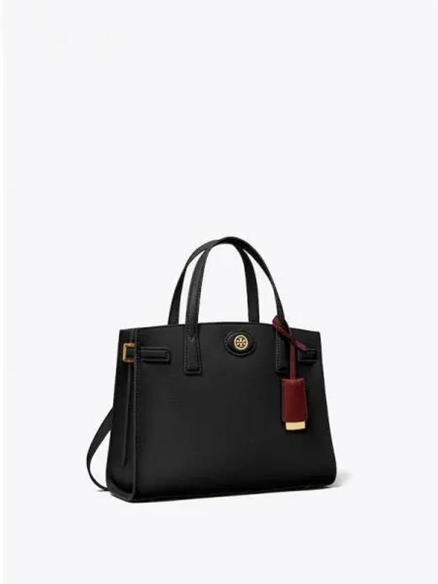 Robinson Pebble Small Satchel Shoulder Bag Tote Black Domestic Product GM0024020561332 - TORY BURCH - BALAAN 1