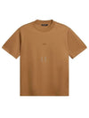 Adan Logo Mock Neck Short Sleeve T-Shirt Chipmunk - J.LINDEBERG - BALAAN 2