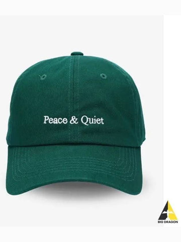 MUSEUM OF PEACE QUIET Classic Wordmark Ball Cap Forest MOPQSS2322FOREST - MUSEUM OF PEACE & QUIET - BALAAN 1