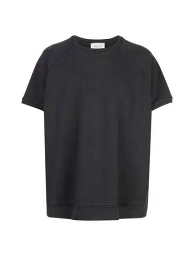 Fear of God Logo Patch Round Short Sleeve TShirt Vintage Black Men's Short Sleeve GTO 201365 - FEAR OF GOD ESSENTIALS - BALAAN 1