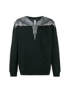 Men's Double Wing Sweatshirt Black - MARCELO BURLON - BALAAN 1