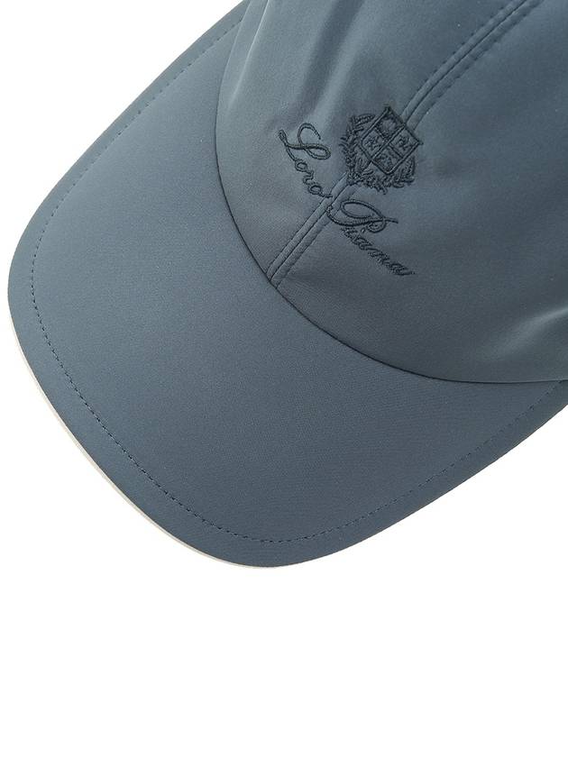 Embroidered Logo Ball Cap Seaweed - LORO PIANA - BALAAN 8