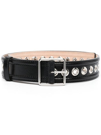 Regular Belt 733408 1BRCC1000 BLACK - ALEXANDER MCQUEEN - BALAAN 2