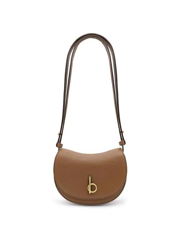 Locking Horse Leather Cross Bag Brown - BURBERRY - BALAAN 3