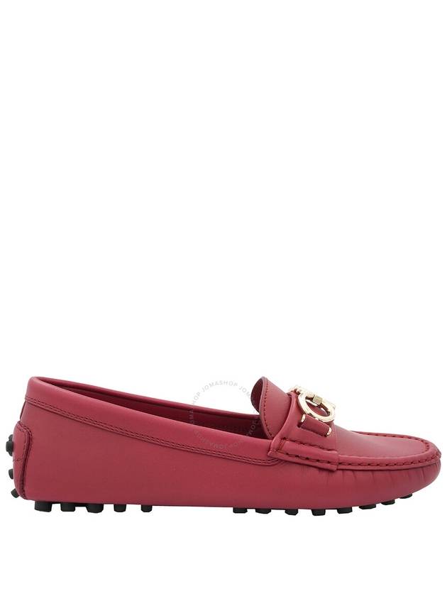 Salvatore Ferragamo Ladies Red Berra Gancini Driver Moccasin, Size 6 - SALVATORE FERRAGAMO - BALAAN 1