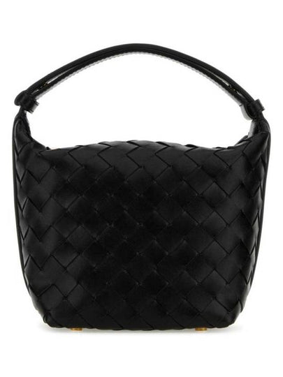 Candy Wallace Intrecciato Tote Bag Black - BOTTEGA VENETA - BALAAN 2