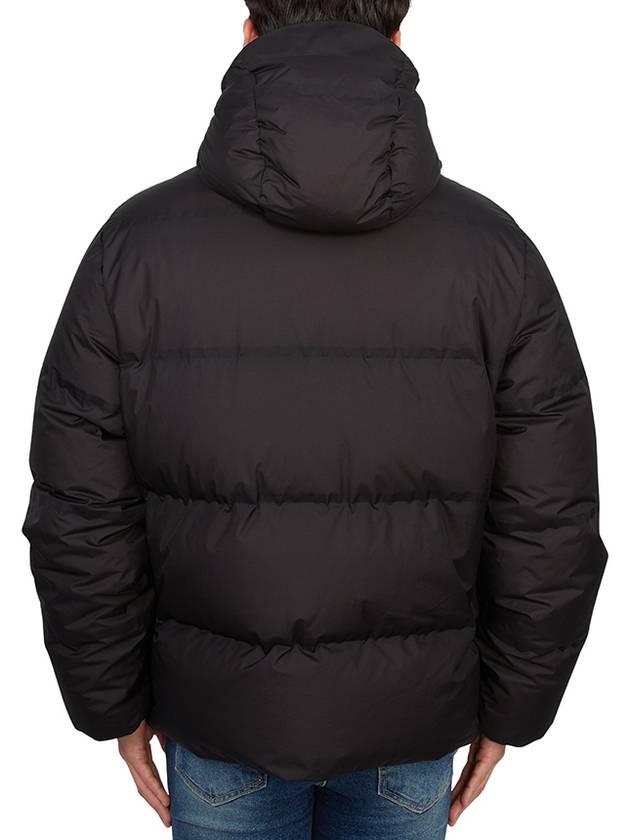 The Metropolis Series Pertex Hooded Down Padding Black - CP COMPANY - BALAAN 5