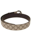 Interlocking G Buckle Leather Belt Beige Ebony - GUCCI - BALAAN 3