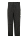 Flat Nylon Regular Utility Straight Pants Black - CP COMPANY - BALAAN 2