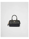 Saffiano Leather Top Handle Shoulder Bag Black - PRADA - BALAAN 2