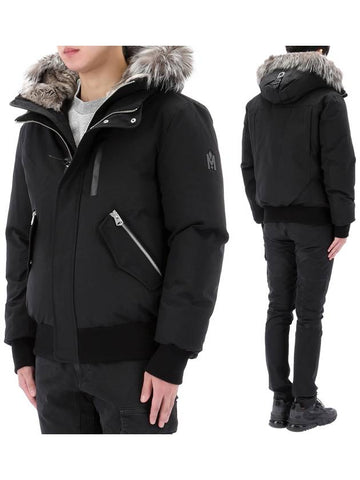 Dixon x hooded down bomber padded jacket DIXONX BLACKSILVER - MACKAGE - BALAAN 1