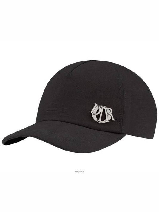 Logo Cotton Ball Cap Black - DIOR - BALAAN 2