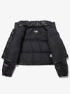 L S W White Label Nuptse Short Jacket Black NJ1DP96A - THE NORTH FACE - BALAAN 5