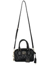 Matelasse Nappa Leather Tote Bag Black - MIU MIU - BALAAN 4