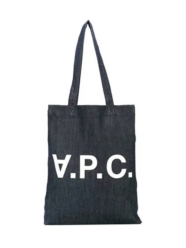 Laure logo denim tote bag blue - A.P.C. - BALAAN 2