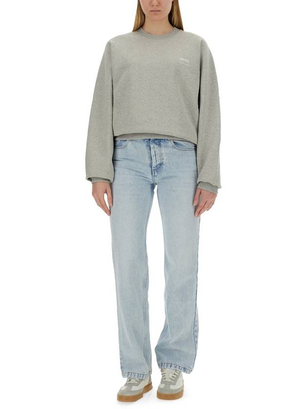 Alexandre Mattiussi Sweatshirt Grey - AMI - BALAAN 3