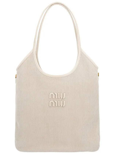 Bag 5BG231 2F81 F0354 Logo Ivy Corduroy Women s Tote - MIU MIU - BALAAN 2