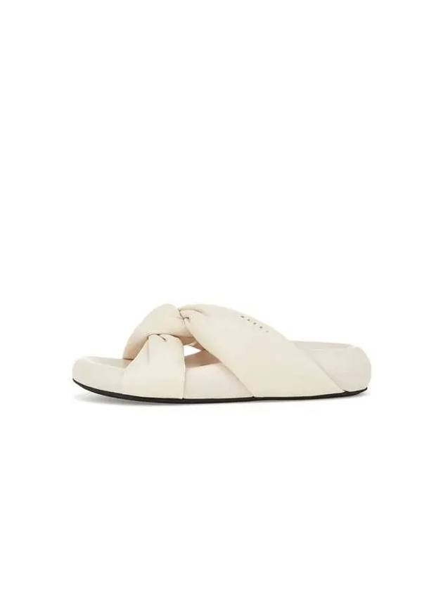 BUBBLE twist sandals ivory - MARNI - BALAAN 1