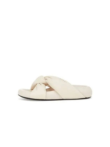 BUBBLE twist sandals ivory - MARNI - BALAAN 1