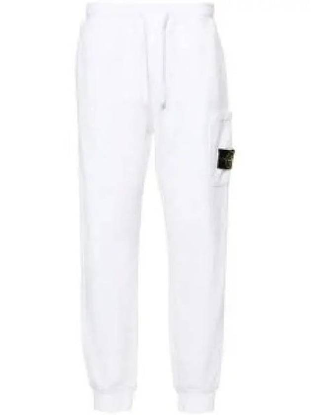 Stone Island Training Jogger Pants 774804 White - STONE ISLAND - BALAAN 1