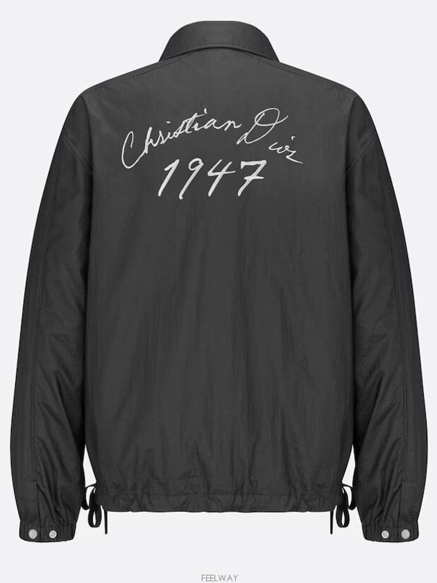 Technical Fabric Jacket Black - DIOR - BALAAN 6