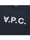 VPC Logo Crew Neck Sweatshirt Navy - A.P.C. - BALAAN 4