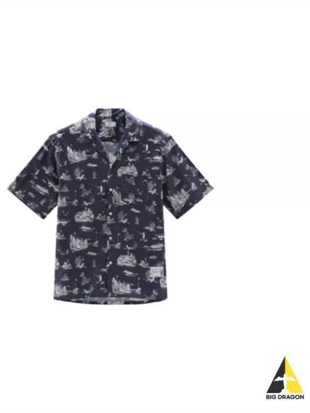 CFFWOSI0104MRUT2912 3989 Zabicon Short Sleeve Shirt - WOOLRICH - BALAAN 1