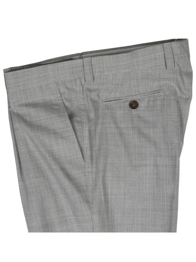 Men's Classic Slacks Grey - BRUNELLO CUCINELLI - BALAAN 3