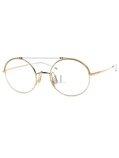 Eyewear Round Eyeglasses Gold - THOM BROWNE - BALAAN 2