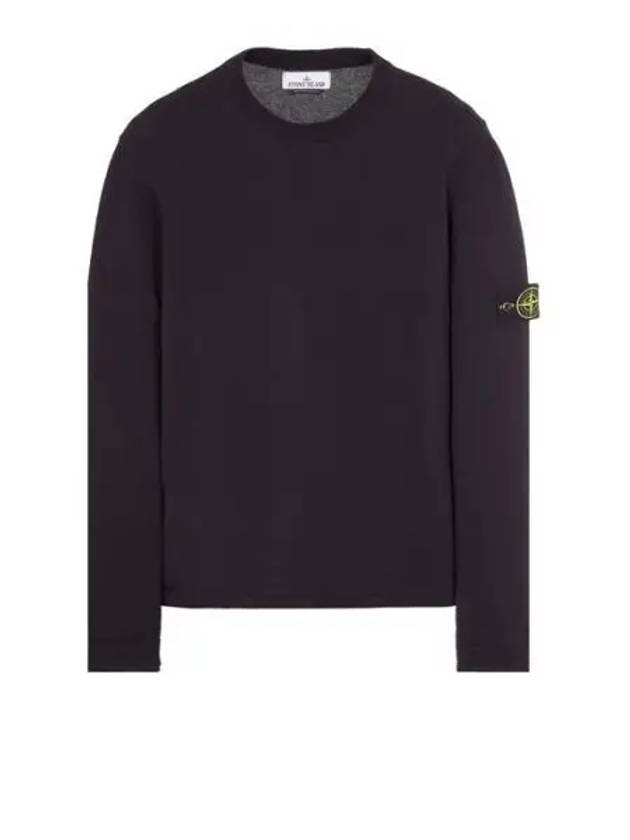 Raw Hand Cotton Crewneck Knit Top Navy - STONE ISLAND - BALAAN 2