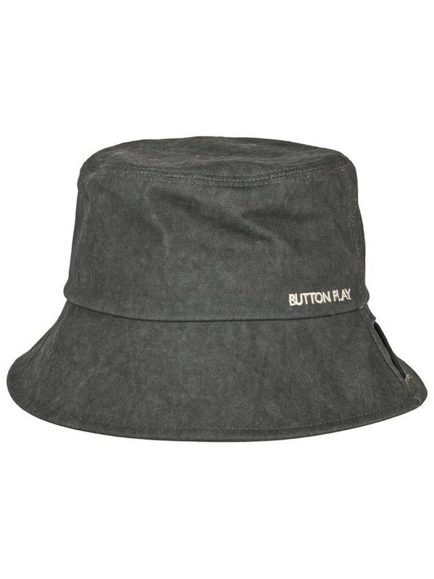 Strap embroidered logo bucket hatblack - BUTTONPLAY - BALAAN 1