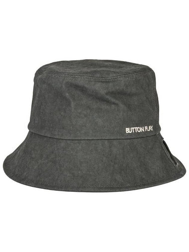 Strap embroidered logo bucket hatblack - BUTTONPLAY - BALAAN 1