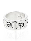 Men's Ghost Ring YBC455318001 Silver - GUCCI - BALAAN 5