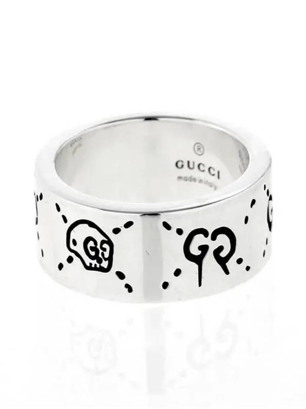 GHOST silver skull ring YBC455318001 455318 - GUCCI - BALAAN 4