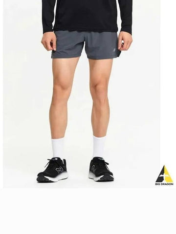 NBNVE4P061 MEN RC 4 quarter short pants DGRAY - NEW BALANCE - BALAAN 1