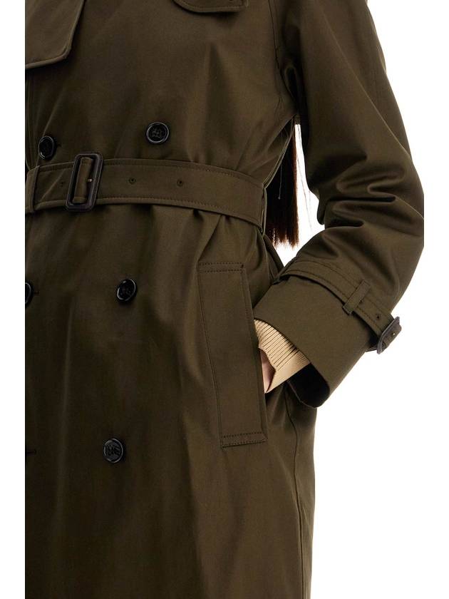 double-breasted trench coat with - BURBERRY - BALAAN 4