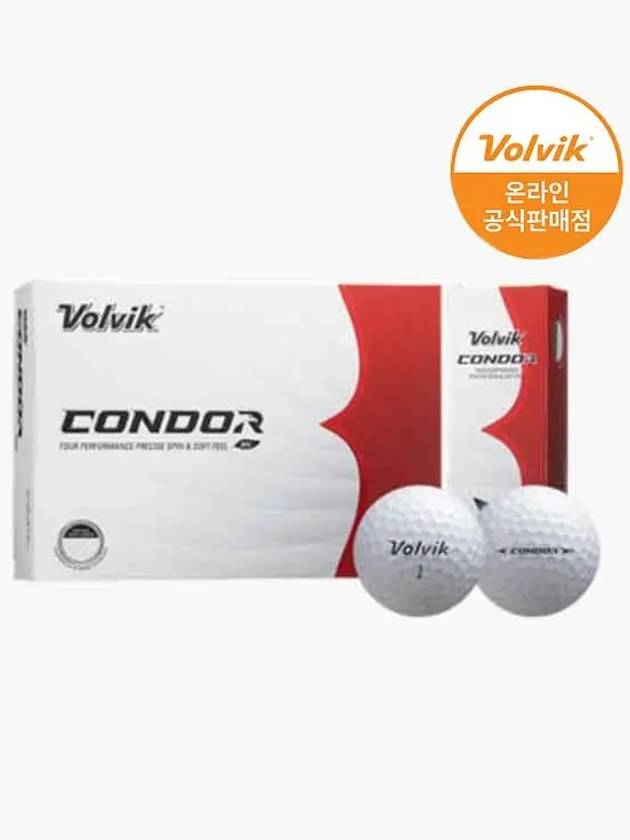 23 Condor Condor urethane white carbon golf ball 3-piece golf ball - VOLVIK - BALAAN 1