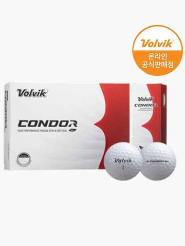 23 Condor Condor urethane white carbon golf ball 3-piece golf ball - VOLVIK - BALAAN 1