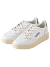 Medalist Green Tab Leather Low Top Sneakers White - AUTRY - BALAAN 2