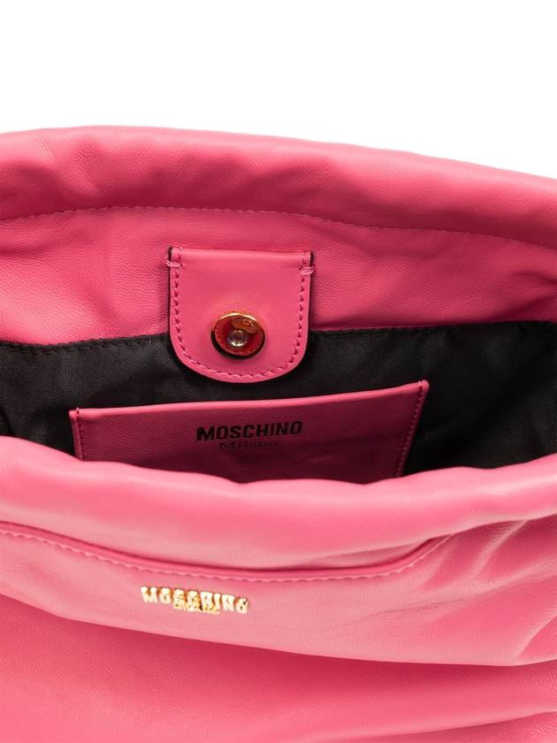 Moschino Leather Shoulder Bag, Women's, Pink - MOSCHINO - BALAAN 5