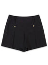 Golfwear Button Point Culotte Skirt Black - ONOFF - BALAAN 3