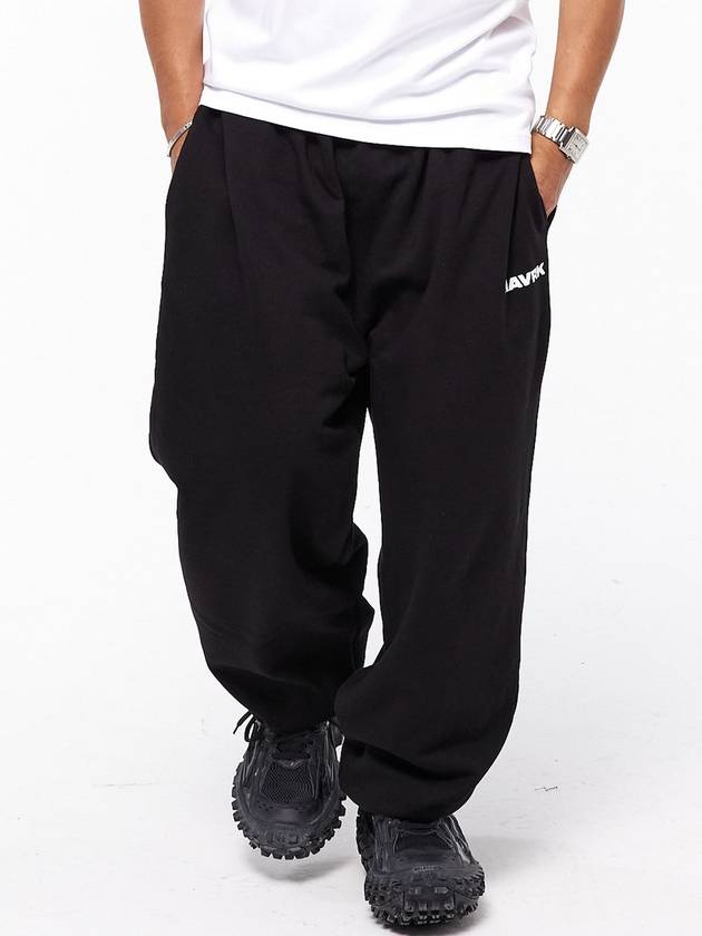 Origin Wide Sweat Jogger Pants Black - MAVRK - BALAAN 2