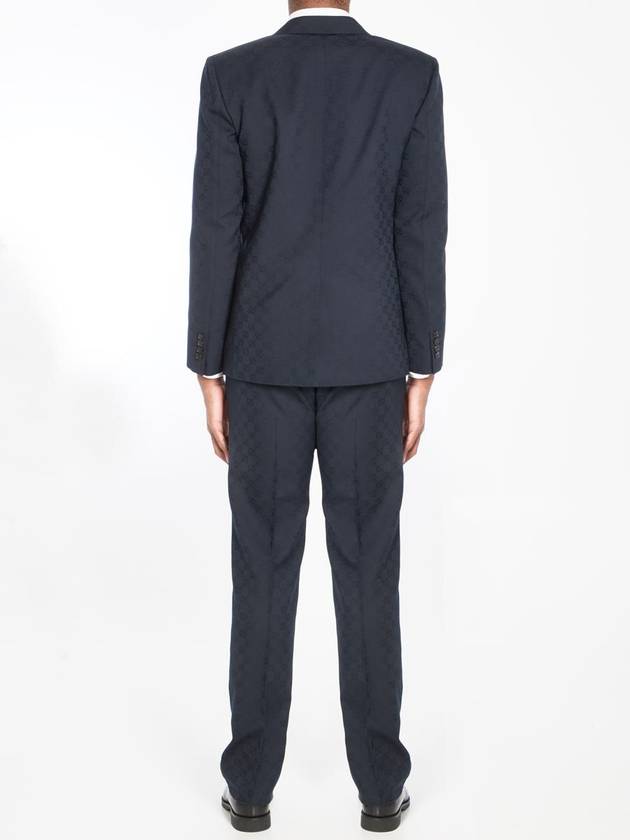 Gg Wool Jacquard Suit - GUCCI - BALAAN 4