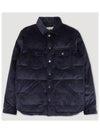 Corduroy Padded Overshirt Navy - VALSTAR - BALAAN 2