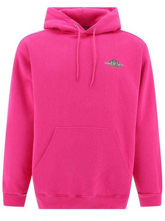 Bonjour Oversized Hooded Top Pink - BALENCIAGA - BALAAN.