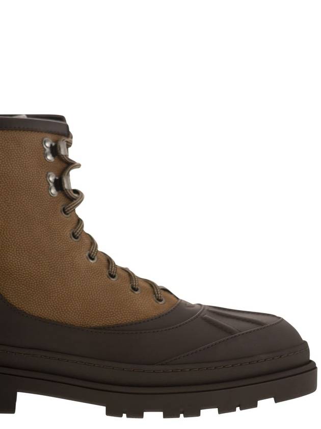 Duck Boot in suede and rubberised calf leather - BRUNELLO CUCINELLI - BALAAN 6